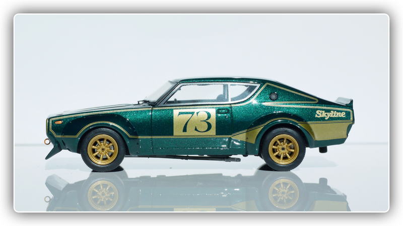 Illustration for article titled LaLD Car Week: Land of the Rising Sunday - 1/43 scale P-4 Nissan Skyline GT-R (KPGC110)